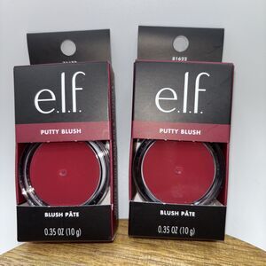 e.l.f. Putty Blush, Lot Of 2-Caribbean -Vegan-W/ Argan Oil & Vitamin E-Blush NEW